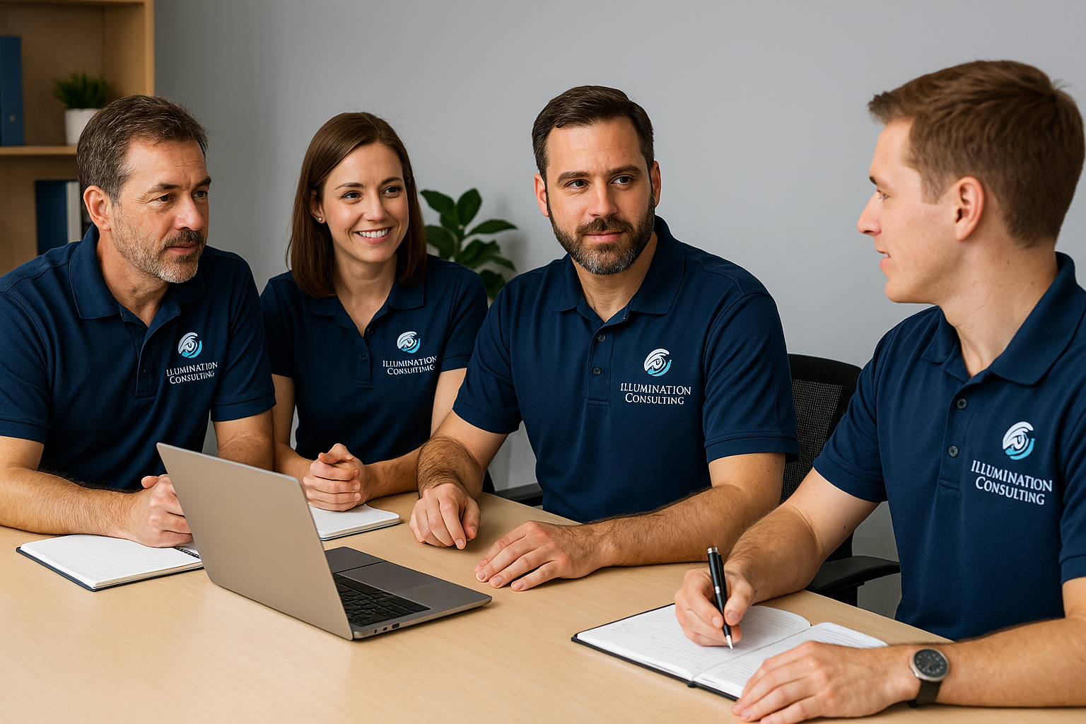 Illumination Consulting staff meeting